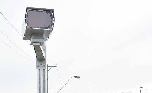 The new heavy vehicle noise camera equipment at Woolgoolga. The new heavy vehicle noise camera equipment at Woolgoolga.